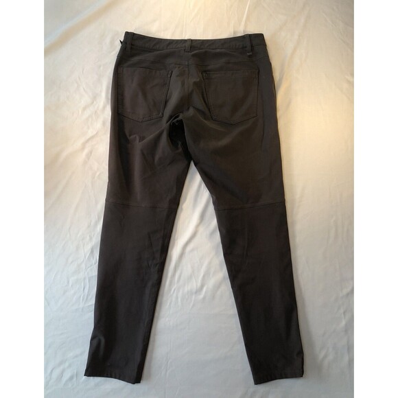 Lululemon ABC Slim Fit Pants Warpstreme Men’s Size 33 x 28.5 Dark Gray - Picture 2 of 12